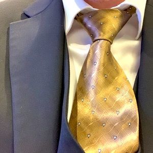 VERSACE!!!!!  Tie.  Beautiful gold silk.